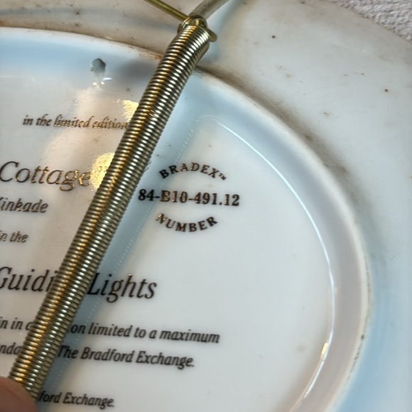 Thomas Kinkade Porcelain Plate - Picture 7 of 7